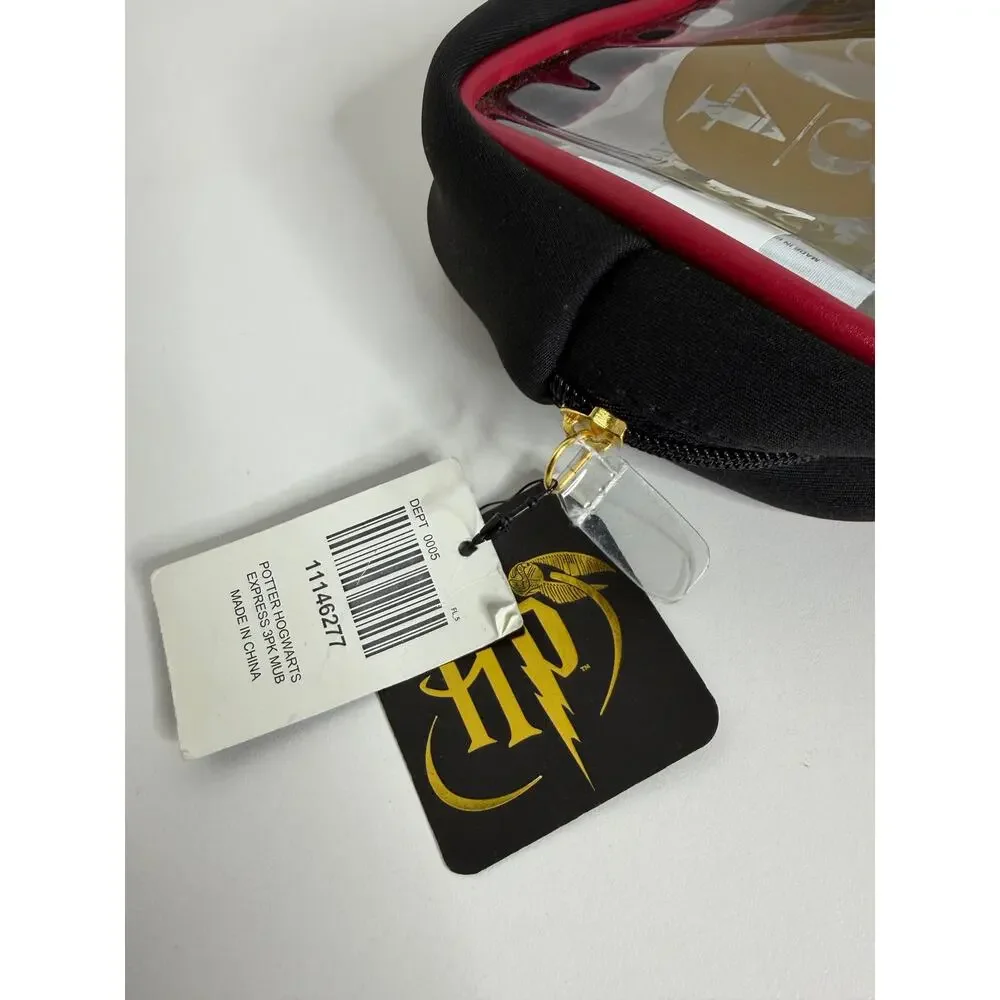 NEW Hot Topic Harry Potter Hogwarts Clear Make Up Bag